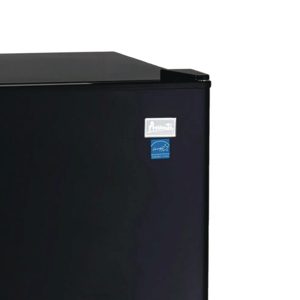 Avanti AR321BB 115V 3.2 Cubic Foot Compact Quiet Mini Fridge Refrigerator, Black