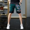 thumbnail image 5 of Pantalones cortos deportivos para hombre, elegantes, a granel, novedosos, sueltos, finos, de verano, para personalizar, ropa de calle con hielo, pantalones cortos para hombre, tallas XL y XXL, 5 of 5
