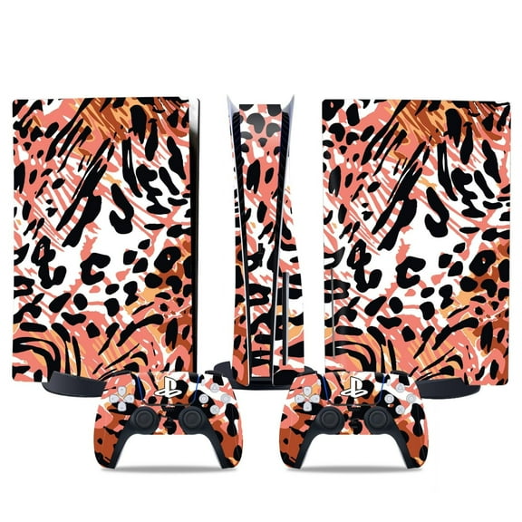 Full Set Skin Compatible with P-s5 Console Controller, Vinyl Decal Sticker for P-s5 Console Disc/Digital Edition Accessories