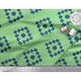 thumbnail image 2 of Soimoi Green Viscose Chiffon Fabric Diamond Geometric Fabric Prints By Yard 42 Inch Wide, 2 of 3