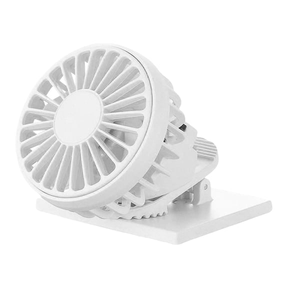 Solar Powered Clip-On Cap Fan - Portable Hands-Free Cooling Fan for Hats, Rechargeable via USB/Sunlight - Ideal for Outdoor Activities Like Fishing, Camping & Travel