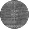 thumbnail image 2 of Addison Rugs Dream Shag Premium Machine Washable Transitional Tribal, Boho Gray Round Rug, 8' x 8', 2 of 8