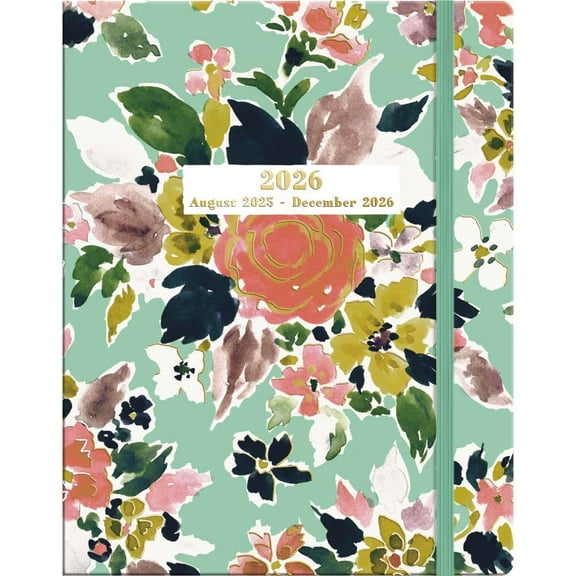 Lang Companies, Grow Wild Monthly 2026 Planner, 7.5'' X 9.75'', 17-Month Calendar with Spiral Binding