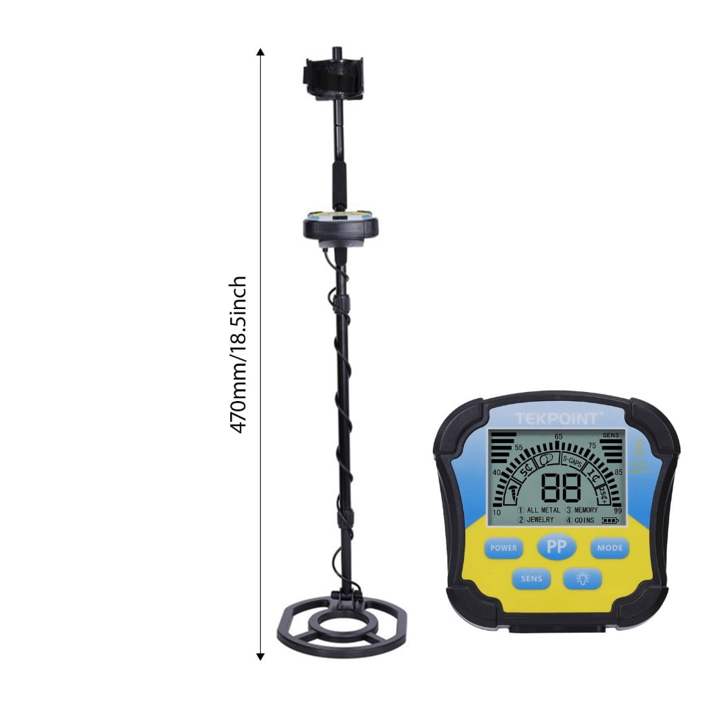 CEORPER Efficient Metal Detector One Button Positioning with Large Display LED Backlight