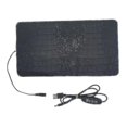 thumbnail image 1 of Pet Heating Mat Pad Carpet Electric Heated Usb Power Supply Adjustable Temp-black-l, 1 of 2