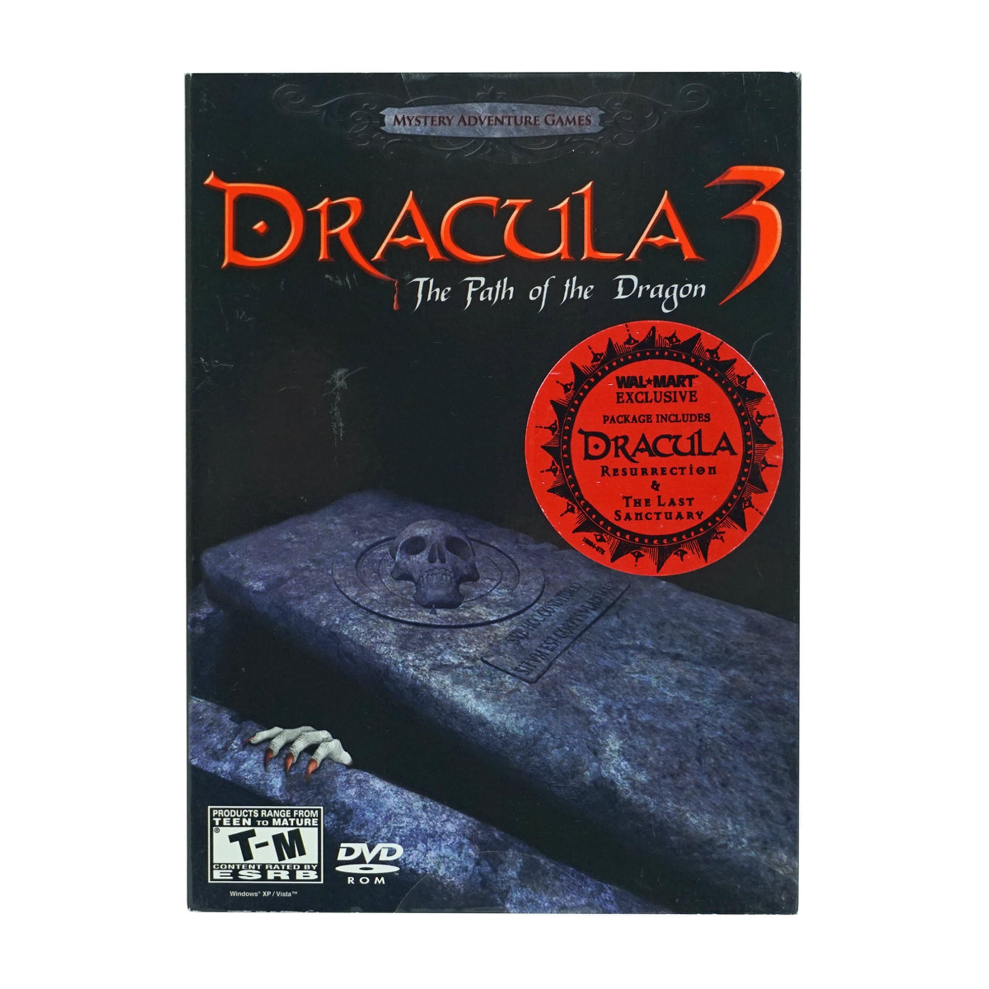 Dracula PC Game Set - Walmart Exclusive - Contains Dracula 3: The Path of the Dragon + Dracula Resurrection + Dracula: The Last Sanctuary
