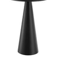 thumbnail image 6 of Modway Maren Round Iron Metal Side Table with Conical Pedestal Base in Black, 6 of 10