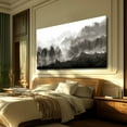thumbnail image 5 of Black and White Wall Art Tree Canvas Prints Pictures Landscape Artwork 29"x58" Large Wall Decorations for Living Room Kitchen, 5 of 8