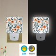 thumbnail image 2 of Yayeee LED Plug in Night Light for The Home with Auto Dusk to Dawn Light Sensors, 2 Pack, Flowers Pattern, 2 of 6