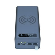 DIY 18650 Battery Power Bank Case Kit, Dual USB Charger Box with LED Indicator, Removable, Welding-Free, PD/Wireless Charging Option, Portable DIY Shell