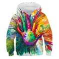 thumbnail image 1 of Sudadera con capucha de calavera de terror para niños, suéter de algodón con capucha de calabaza, ropa de moda para niños, 2022, 1 of 4