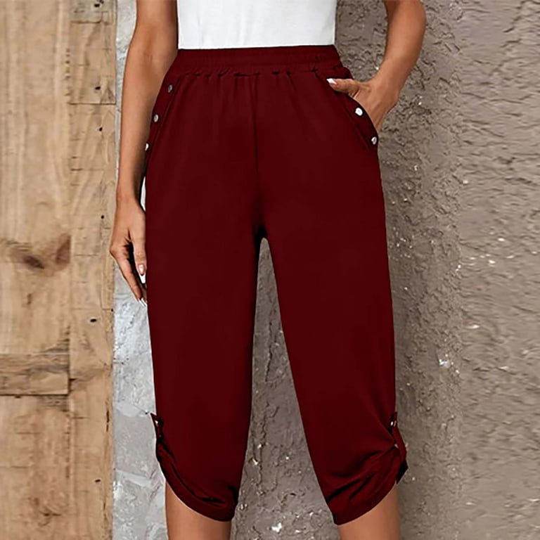 Casual Mid Waist Solid Color Bottoms(7 Colors) Casual Mid Waist Solid Color Bottoms(7 Colors)