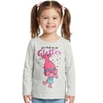 thumbnail image 2 of Trolls Toddler Girls T-Shirt 2 Pack  Short Sleeve & Long Sleeve Graphic Tee, Sizes 2T-5T, 2 of 7