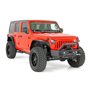 Rough Country High Clearance Fender Flares for 18-23 Jeep Wrangler JL - 99036 Fits select: 2019 JEEP WRANGLER UNLIMITED, 2021 JEEP WRANGLER UNLIMITED SPORT