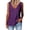 Purple, variant on VJGBEGW Women V Neck Sleeveless Sequin Tank Tops Loose Fit Glitter Sparkly Camisole Shirts Comfy Casual Party Going Out Sleeveless Vest Black L