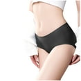 thumbnail image 2 of loopsun Womens Briefs,Women's Ice Silk Traceless Mid Waist Large Honeycomb Underwear For Women, 2 of 5