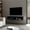 Black, variant on White Floating 2-Shelf Rack | Organize Game Consoles and DVD Players | Creates a Tidy Living Room