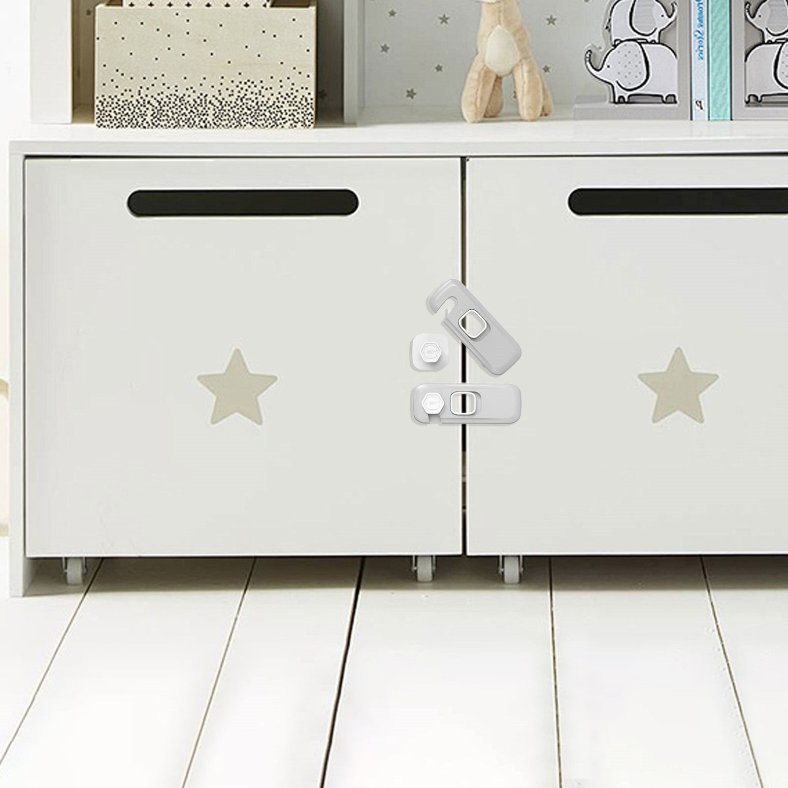 Rubber Bump Stop Door Refrigerator Lock Childproof Cabinet Child Proof Locks Self Adhesive For Cabinets Dishwasher Oven