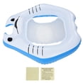thumbnail image 1 of Flotador de piscina inflable de PVC, silla de piscina portátil para adultos, salón, regalo de cumpleaños para parque acuático, 1 of 8