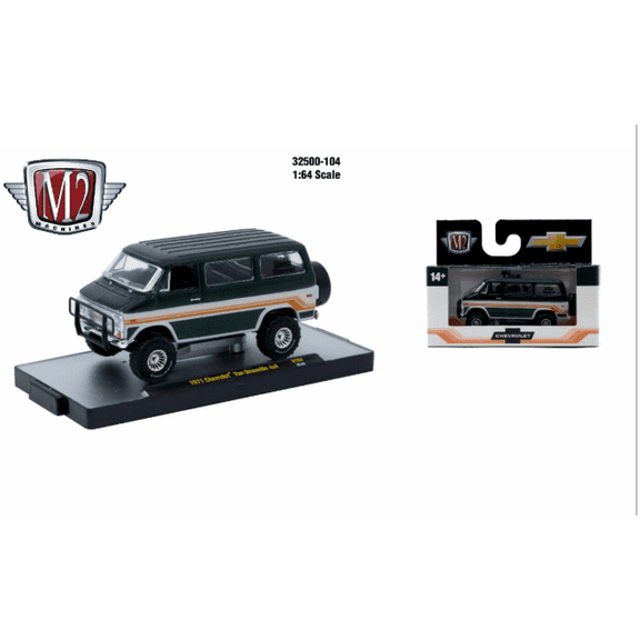 M2 Machines Autothentics Rel 104 1:64 1971 Chevrolet Van Beauville 4X4