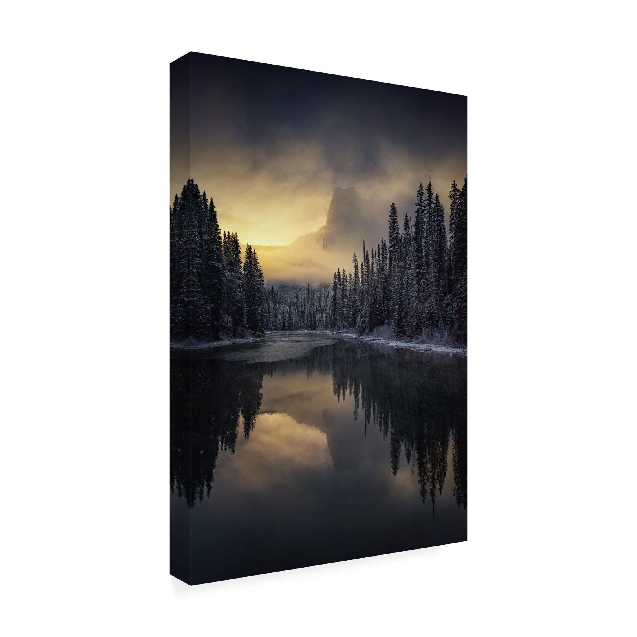 Canvas Wall Art - David Martin Castan 'Untitled' Wall Art for Living Room, Bedroom, or Office Décor by Trademark Fine Art - 12 x 19 Inches