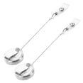 thumbnail image 1 of 2X Retractable Ski Pass ID Card Badge Holder Key Chain Reels with Clip White, 1 of 5