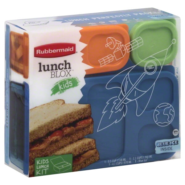 Rubbermaid Boys' Lunch Kit, Flat - Walmart.com