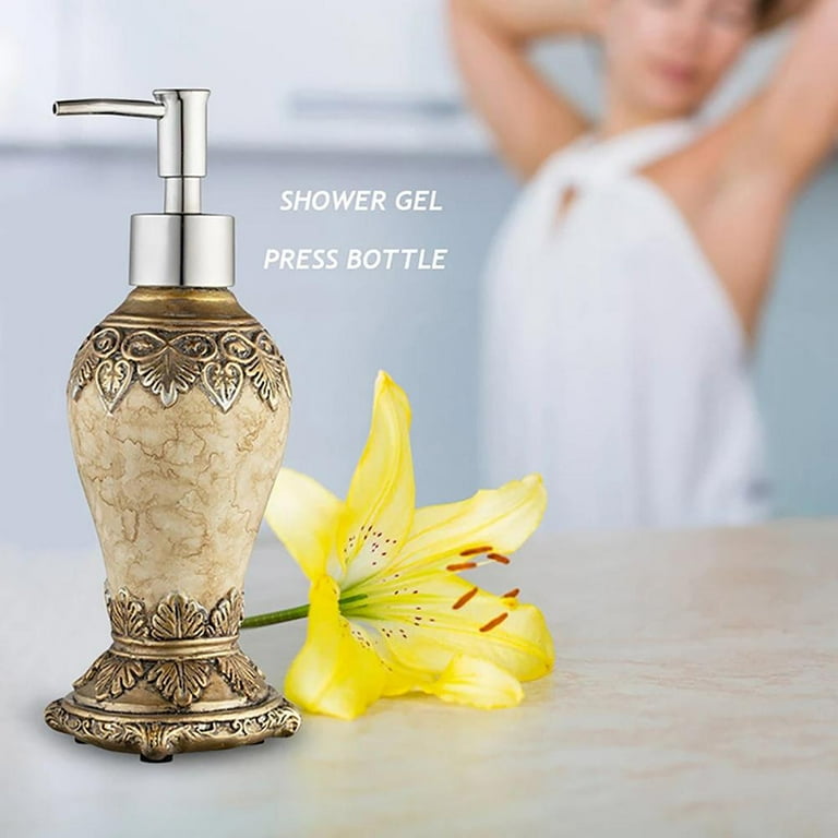 Bathroom soap and clearance lotion dispensers