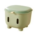 thumbnail image 2 of Lipstore Storage Ottoman Footstool Multifunctional Large Capacity Box Organizer Foot Rest Green, 2 of 8