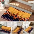 thumbnail image 5 of Bathroom Rugs 2x3 Ft, Ethnic Boho Non Slip Area Rugs for Kitchen Bedroom Entryway, Vintage Abstract Geometric Textured Washable Carpet Runner Rug Floor Mats for Bedroom Home Decor, 5 of 8