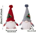thumbnail image 4 of Christmas Lighted Gnome with LED Light Christmas Ornaments Led Christmas Gnomes Plush Doll Cute Shiny Plush Elf Doll with Long White Beard Gnomes for Christmas Decorations NO Batteries(Red+Grey), 4 of 7