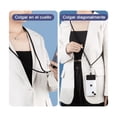 thumbnail image 3 of 2pz Colgante Para Celular,correa Para Celular Ajustable NEGRO, 3 of 3