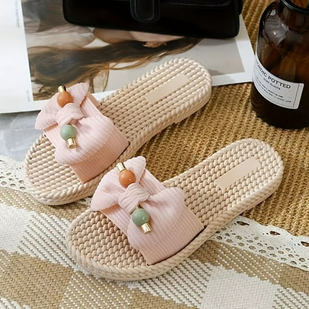 

Summer Essentials: Chic & Comfy Women s Solid Color Slide Sandals with Non-Slip Soft Sole - Perfect for Beach & Casual Wear