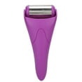 thumbnail image 1 of Masajeador de rodillos con compresas frías para eliminar arrugas, reafirmar la piel, masajeador facial y corporal (morado), 1 of 12