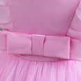 thumbnail image 6 of Baby Girls 3D Flower Dress Bowknot Pageant Party Wedding Birthday Gown, 12M-5T, 6 of 7