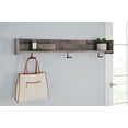 thumbnail image 2 of Signature Design by Ashley Casual Neilsville Wall Mounted Coat Rack with Shelf  Multi Gray, 2 of 7