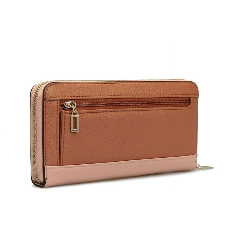 Guess Becca Women s Large Zip Around Wallet in Pink Size One Size