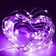 thumbnail image 3 of Guirnalda de luces LED Ineximun de 7 pies y 20 LED, impermeables, color morado, 3 of 7