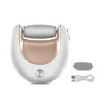 thumbnail image 2 of Brown Electric Foot Callus Remover with 2 Grinding Heads - Rechargeable USB Lithium Battery, Powerful 2.0W Motor, Removable & Washable Design for Easy Dead Skin Removal, Lightweight ABS Material,, 2 of 4