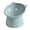 Blue, variant on ZZkhGo Tilted Non Slip Pet Feeding Bowl 15 Degree Ergonomic Cat Dog Food Water Dish Removable Transparent PC 11.5x11.7x13.7cm