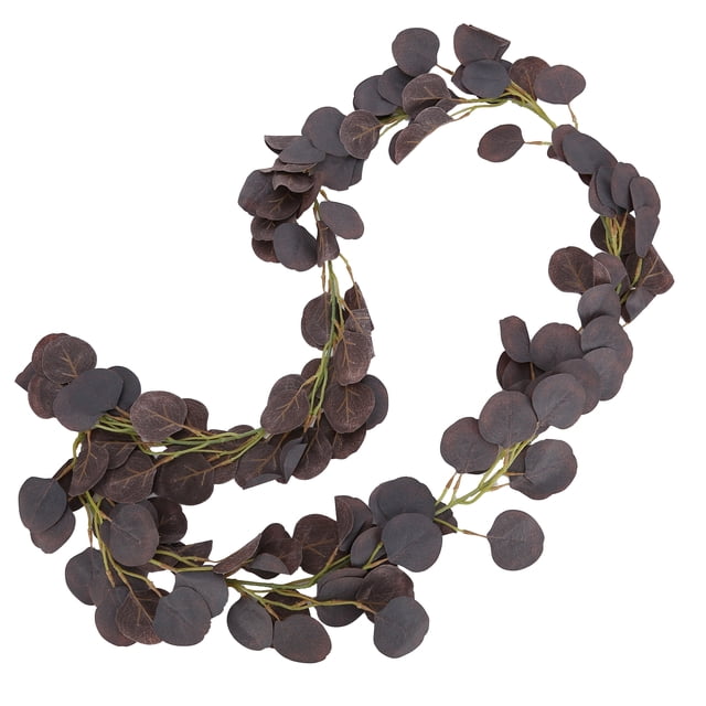 Garland, Fake Leaves Durable Exquisite Greenery For Home For Wedding For Family Purple