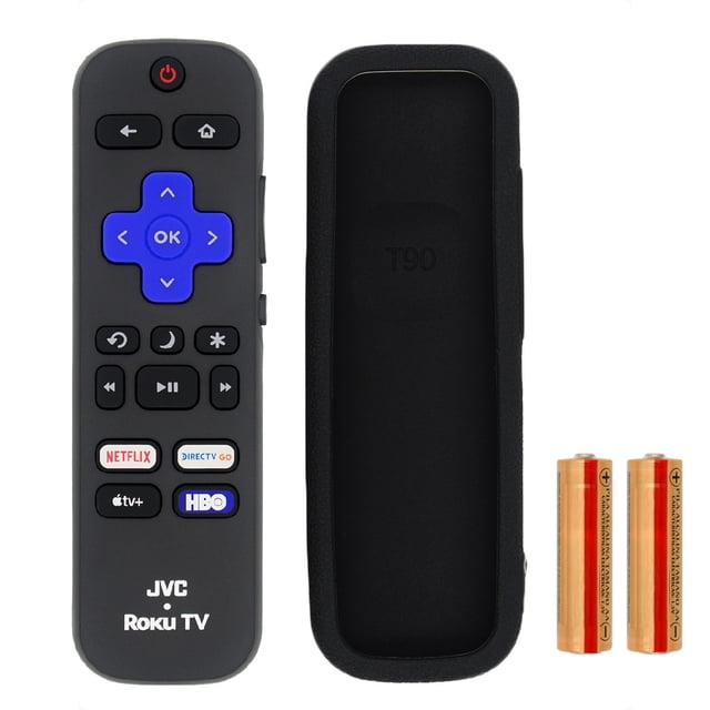 Control Remoto Pantallas Jvc Roku Con Funda
