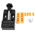 thumbnail image 2 of Table Vise, Mini Stable Drill Press Vise Clamp, Plastic Chuck Hollow Engraving For Flat Patterns/Text Engraving Fine Engraving, 2 of 8