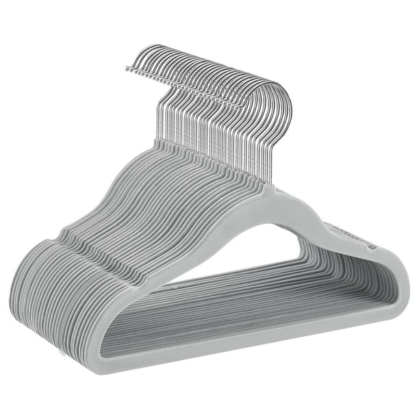 Baby Hangers SONGMICS, 30 unidades, ganchos giratorios de 360°, color gris tórtola