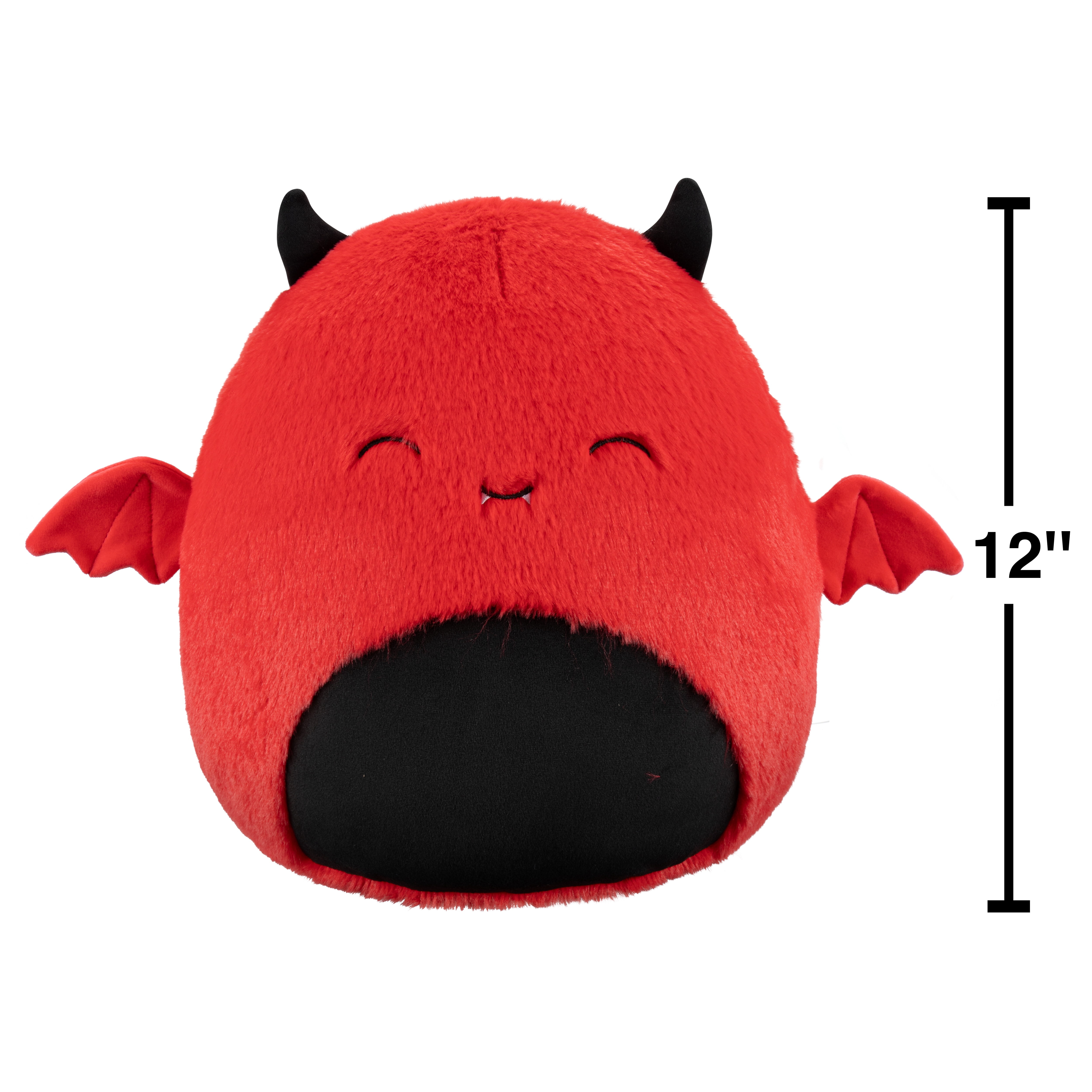 Squishmallows FuzzAMallow Official 12 inch Dante the Red Devil - Child's Ultra Soft Stuffed Plush Toy
