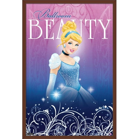 Disney Princess - Cinderella Wall Poster, 22.375" x 34", Framed