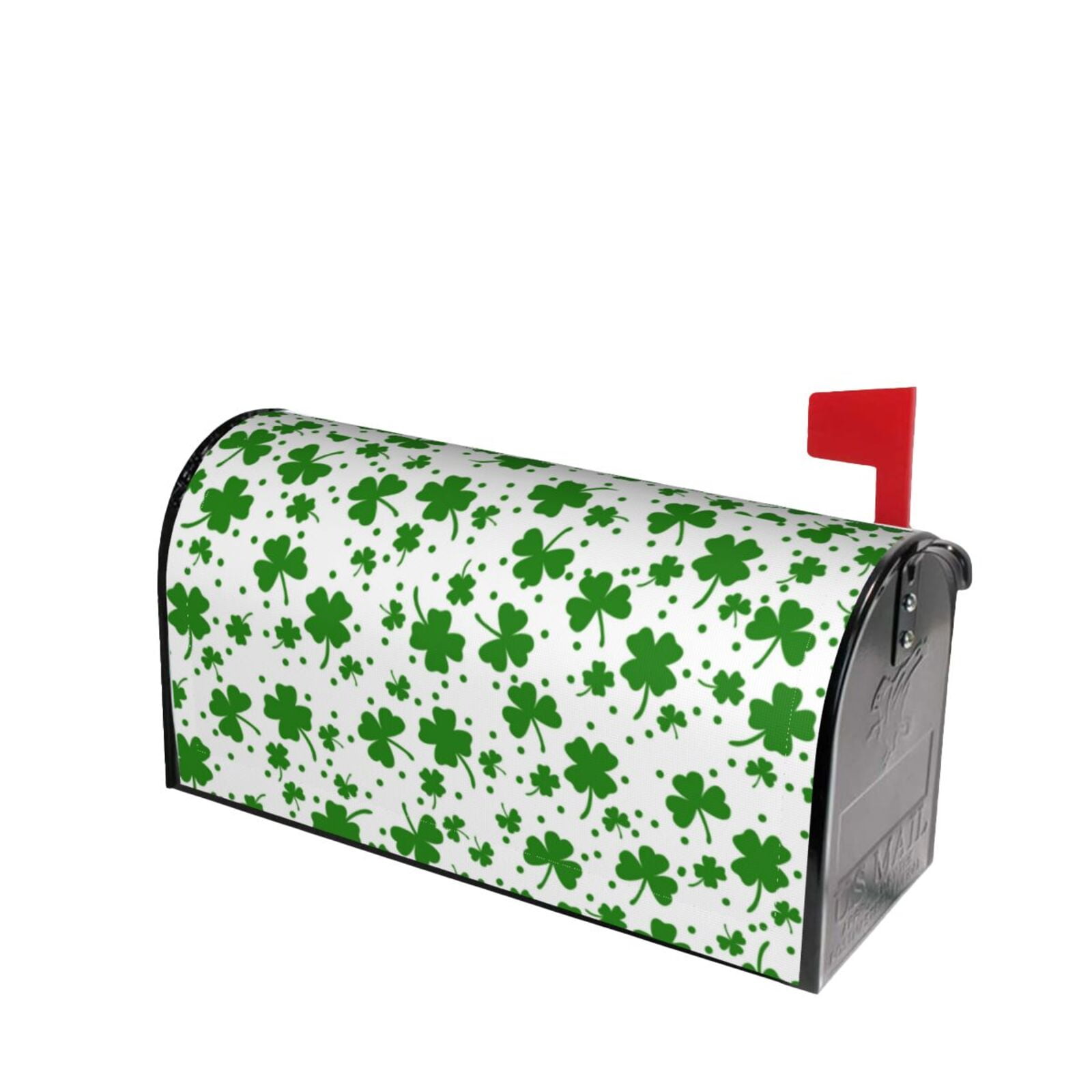 Xecao St Patrick's Day4 for Mailbox Cover with Magnetic Strips, Waterproof and Sunscreen, Adds a Decorative Touch to Your Garden Yard.
