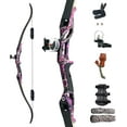 thumbnail image 1 of 56" Recurve Bow Metal Riser Takedown Archery Bow for Hunting 3D Target 30 35 40 45 50 lbs Come with Stinger Tool RIGHT Handed, 1 of 7