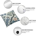 thumbnail image 6 of BANET Pillow Covers of 2, Bule Throw Pillow Covers Cushion Case for Couch Sofa Home 22x22in, 6 of 7