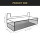 thumbnail image 3 of Organizador de alambre de metal Cesta de almacenamiento Bin gabinete colgante Bin estante de pared Organizador de baño de cocina, 3 of 6